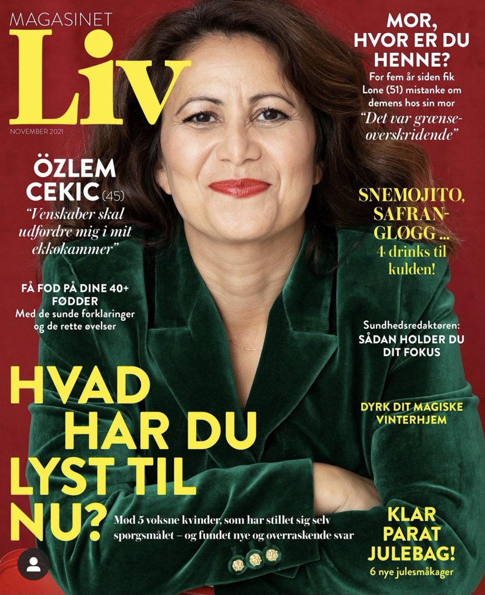 cekicozlem's tweet photo. Da jeg gik i politik for mange år siden, fik jeg at vide,at en forside med “en indvandrer”vil sælge mindre😜 Jeg har talt med Magasinet Liv om min nye bog #TakForKaffe og hvordan dialogen kan forbedres mellem venner https://t.co/HLuKj2yYJV
Foto:Stine Heilmann @PolForlag #dkpol https://t.co/mmzg3ibKJ0