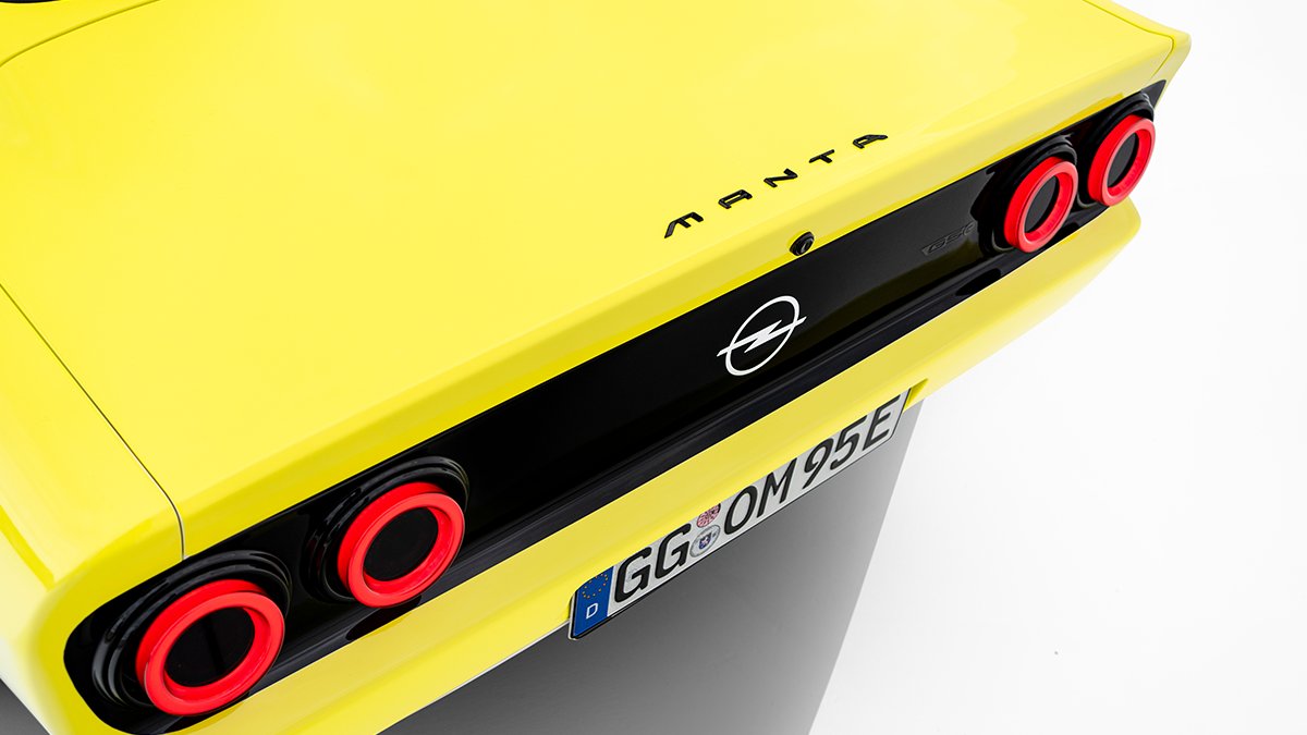 Opel's tweet photo. An icon of the past, modified for today. The #OpelManta GSe is charged to excite. https://t.co/4AgCmSumOL