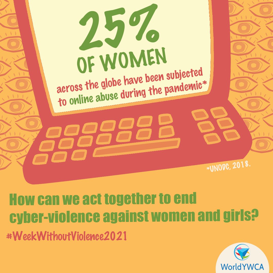 worldywca's tweet photo. Have you been harassed online?

Online sexual abuse can be any type of sexual harassment or exploitation that takes place online.

Cyber abuse can provoke long term trauma &amp; impact mental health. Let's speak up against it and take action!

#WeekWithoutViolence #WWV21 #YWCALeaders https://t.co/uT2hyJWwT9