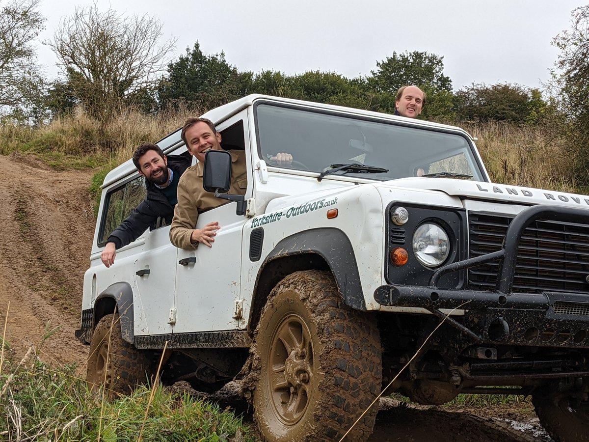 Smiles all round during a day off road! Come and try for yourself by calling 01845 537766