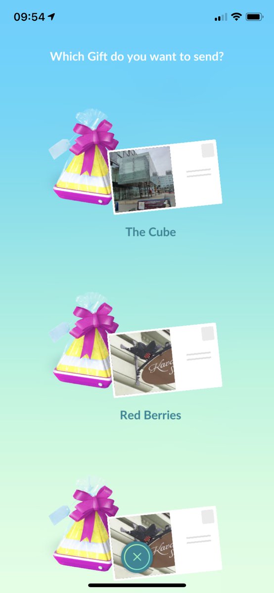 jonahhudson's tweet photo. @PokemonGoApp why are there no longer locations for my gifts and Pokémon?.. https://t.co/zZ7Uwaf7CB