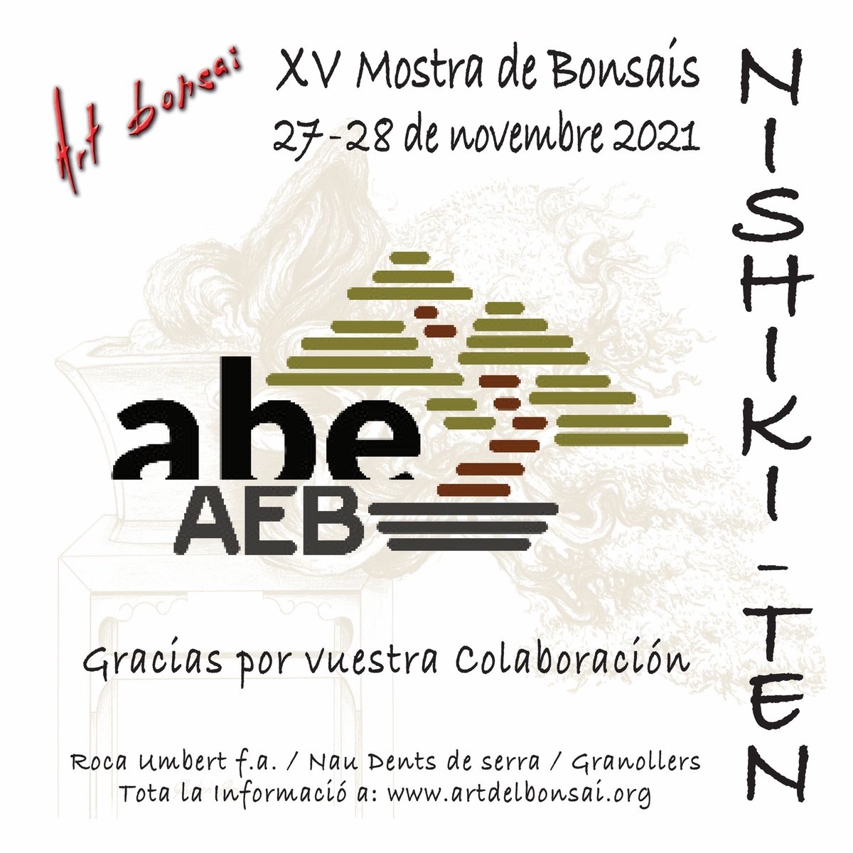 Nishikiten's tweet photo. XV NISHIKI-TEN
#nishikiten #ardelbonsai #Bonsai #ikebanas #suisekis #kusamonos #Japan #Granollers #lesfranqueses #cultura #art #manga #mistral #arboles #congreso #abe #asociacióndelbonsaiespañol https://t.co/ULTbKbcZM5