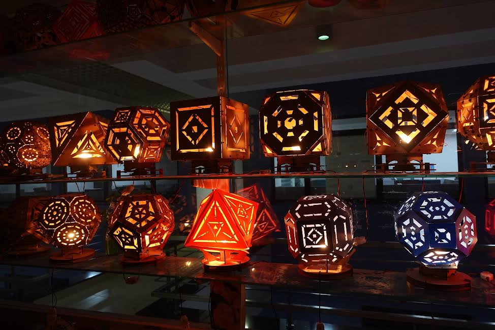 CCL-IITGN combines art and Maths –  Launches Cubical Diwali Lamps series