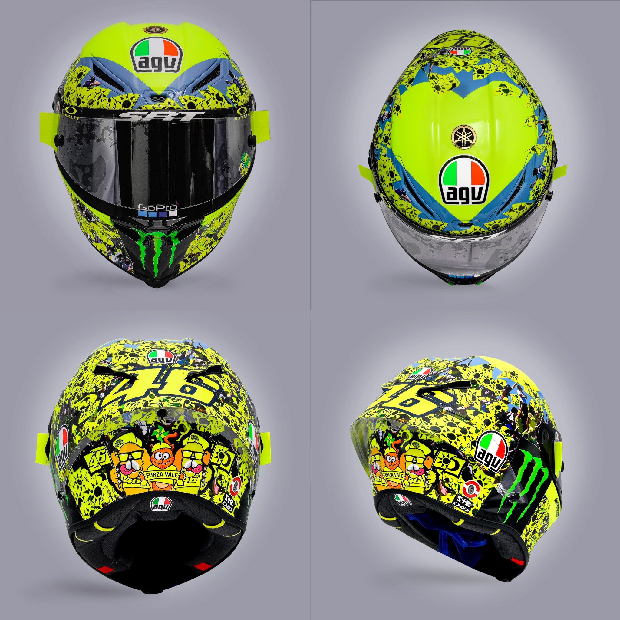 Valentino rossi hotsell helmet design