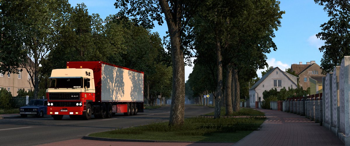 kcr58's tweet photo. Passing though towns in 🇪🇪🇱🇻🇱🇹

#SCSsoftware #ETS2
#EuroTruckSimulator2
#XBSmods #DAF #F241
#KCR58_Game https://t.co/5vX4hphFnF