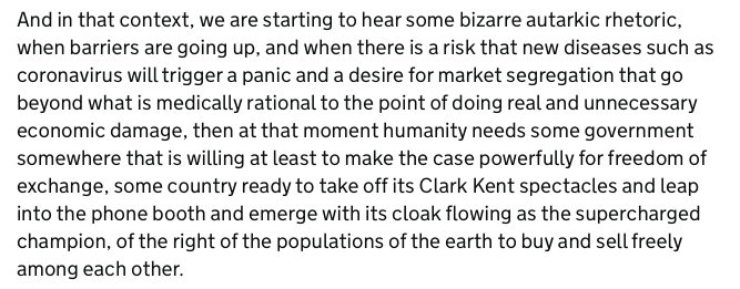 Boris Johnson Feb 3 2020. This is how and why April, May and June saw the deaths of thousands in England: resolute opposition to taking a public health route to facing a pandemic.