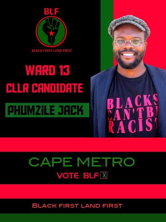 BLFmembers's tweet photo. BLF Councillor Candidate of Ward 13 ,The Hague Delft Cape Metro (@BLFCapeMetro) is Cde Phumzile Jack (@phurah_). 

#VoteBLF
#LGE2021
#VoteForYourLife https://t.co/fQKJ41atEu