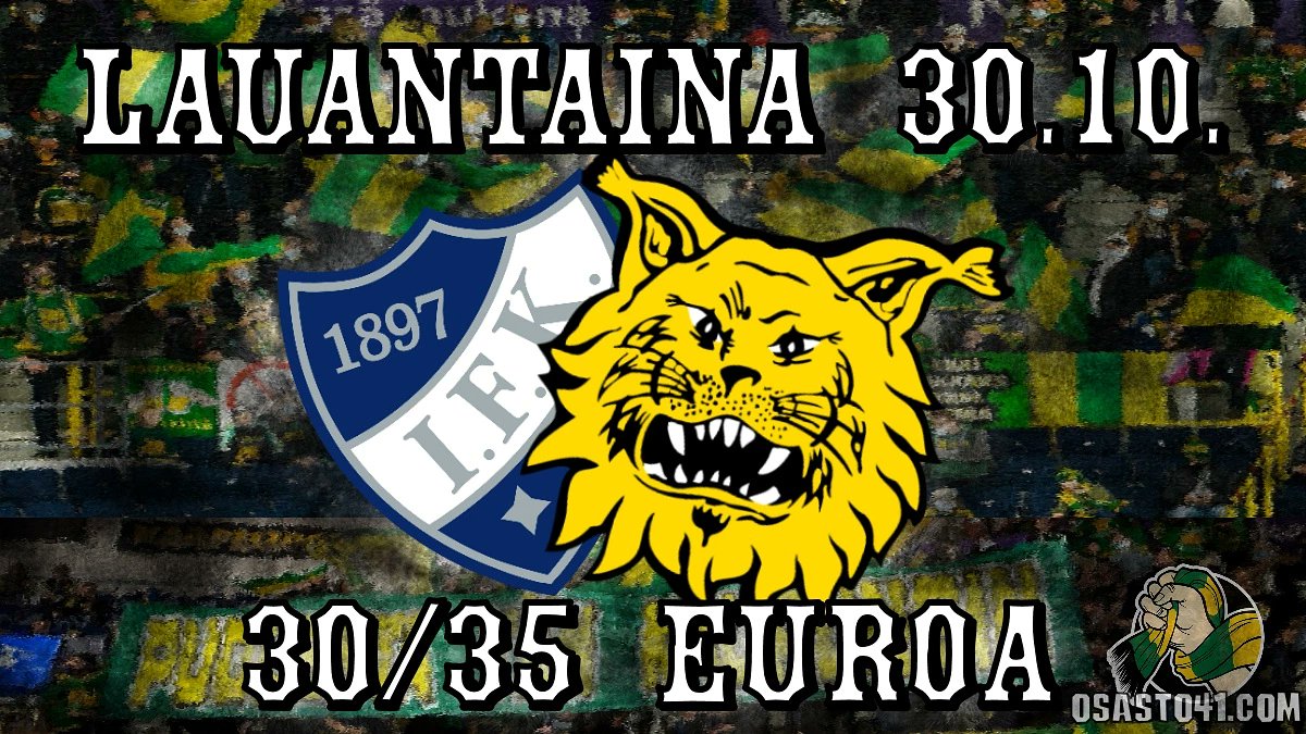 Osasto41's tweet photo. KANNATTAJAMATKA HELSINKIIN!

- La 30.10.
- Lähtö klo 13 Keskustorin Vanhalta kirkolta
- Hinta 30/35€ (jäsen/ei-jäsen)
- Ilmoittautuminen päättyy pe 29.10. klo 21

Ilmoittautumiset: https://t.co/alhlgJtzmC

Liity jäseneksi: https://t.co/wWXSas5bzZ

#Ilves #Osasto41 #Tampere https://t.co/aAaO9d0zra