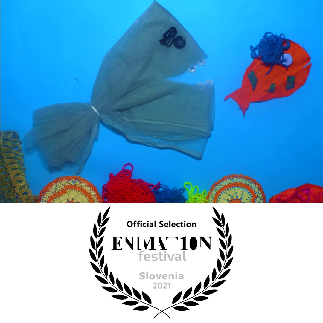 ToonClubIndia's tweet photo. 'Something Fishy' officially selected at ENIMATION Little Elephant - International Children and Youth Film Festival Slovenia, 2021. 'Something Fishy' is a threadwork animation film created by Toon Club students (8-13 years) #animation #storytelling #globalwarming #animationbykids https://t.co/cScfkFAS86