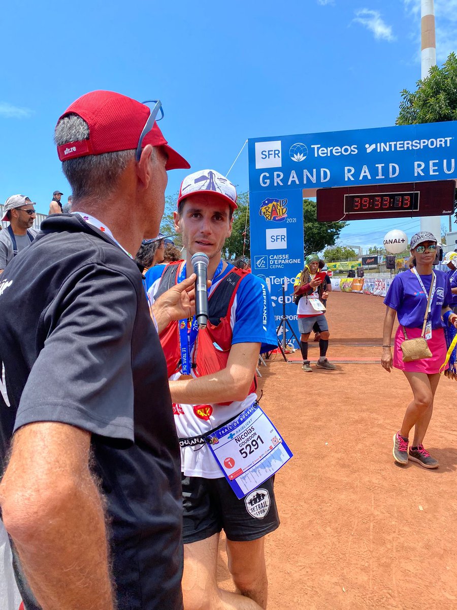 Nicolas Gourdon termine troisième du Trail de Bourbon après 15h23’ d’effort #grandraidreunion