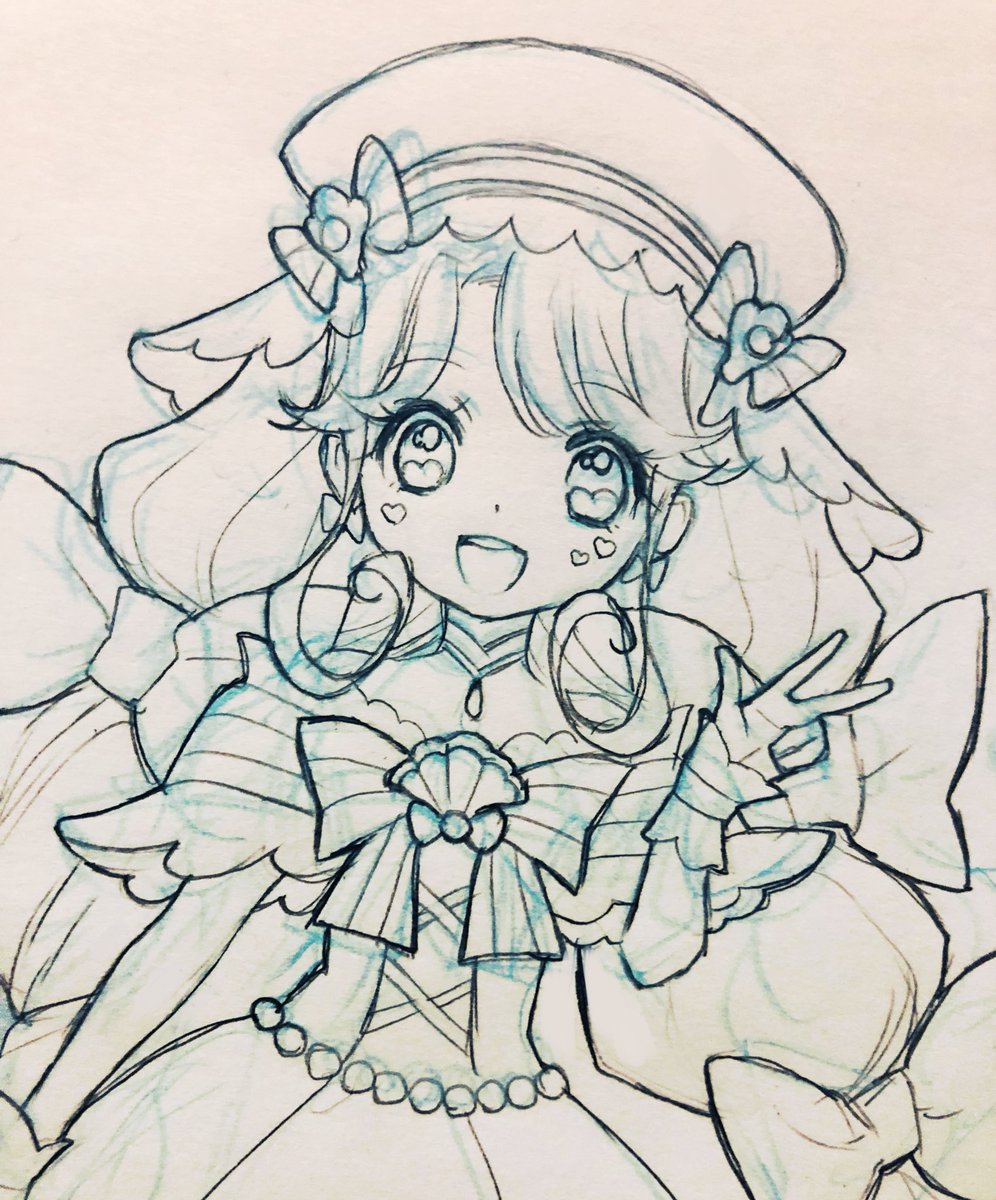 娘に描いたコーラルちゃん
#precure 