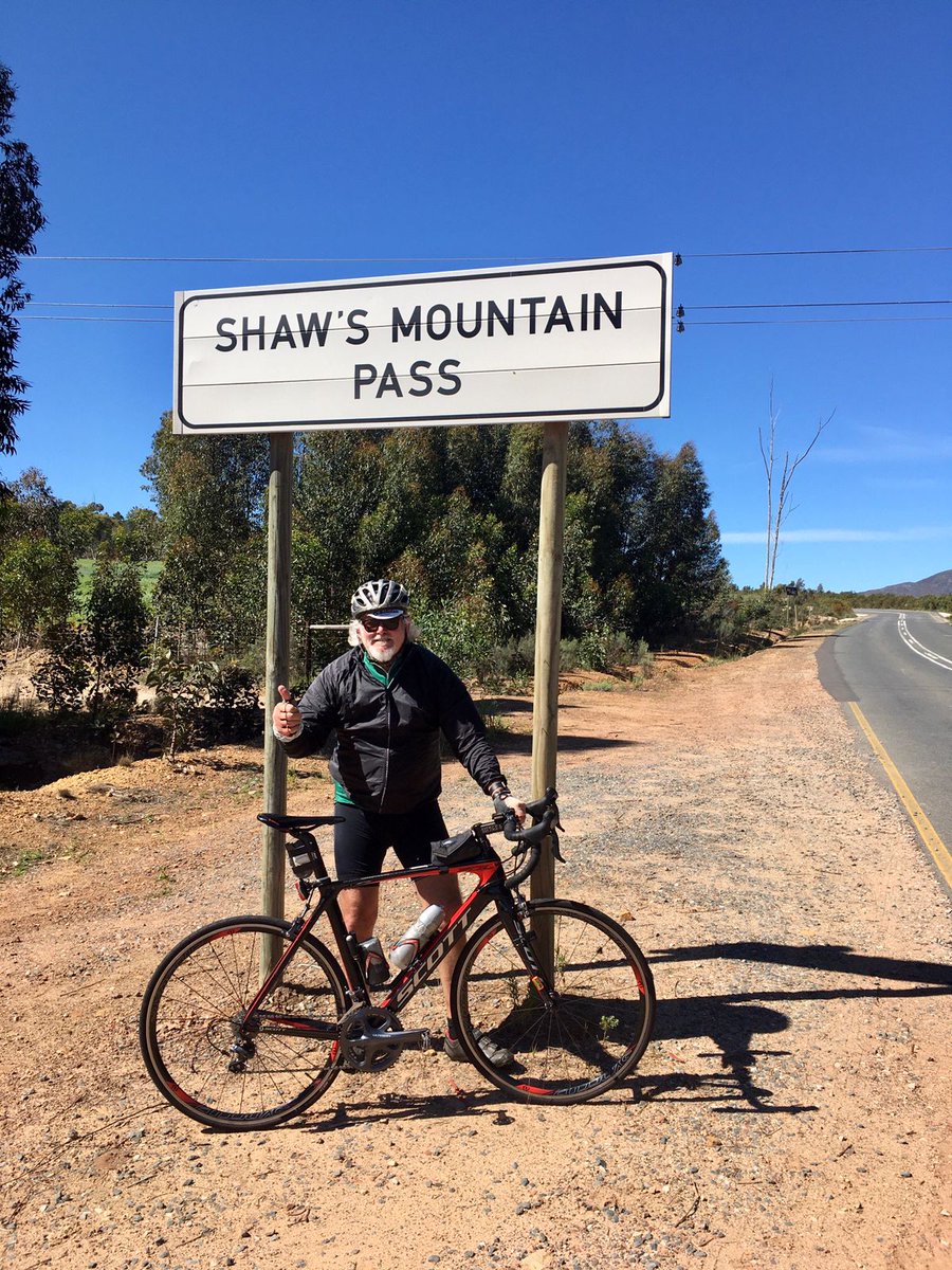 The top - but, not the only top. En route to Napier.