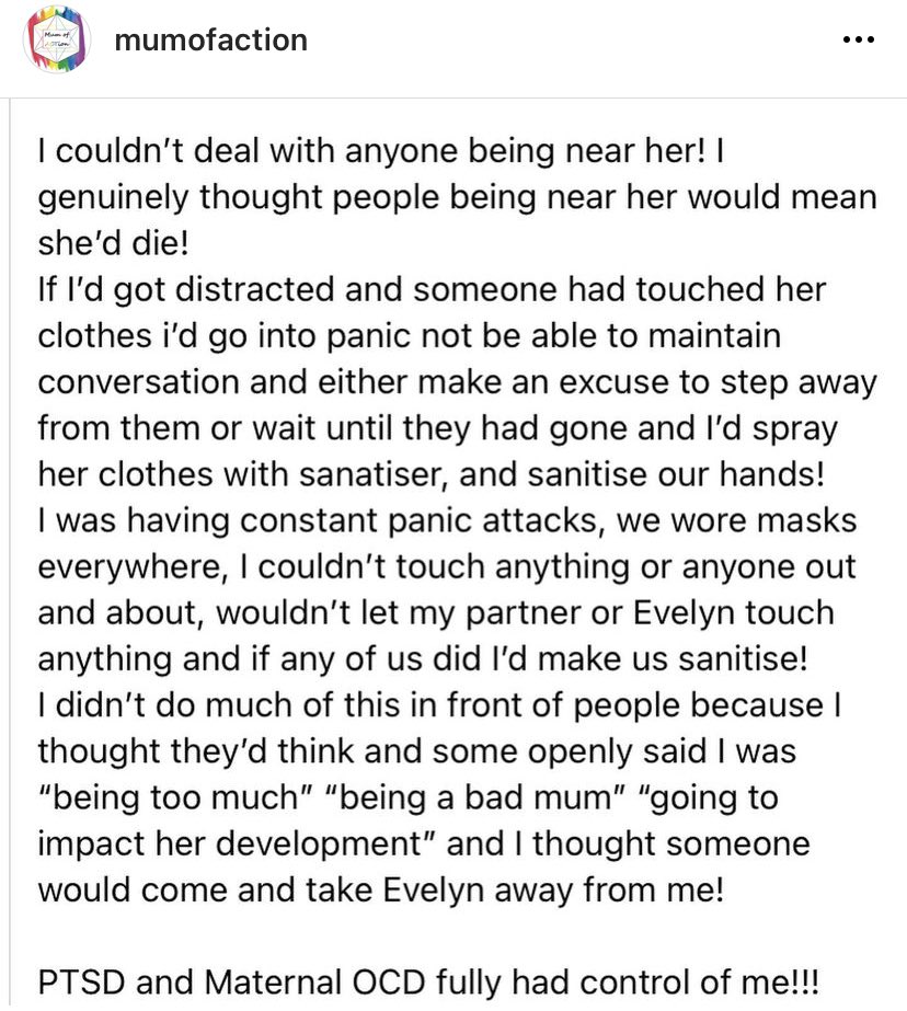 action_mum's tweet image. 1/2 Feeling the discomfort and doing it anyways in order to live true to my values …

#ACT #acceptanceandcommitmenttherapy #maternalOCD #mystory #Birthtrauma #PTSD #survivor #pandemicbaby #mumofACTion #comingoutofthecloud #proudofme #unspokenwomanhood