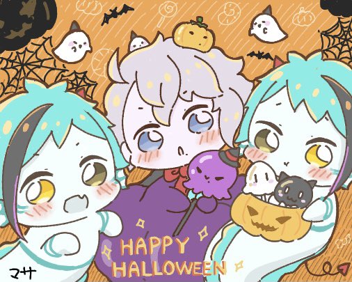 イツメンで楽しい🎃パーティーやってるぜぃヾ(⌒(_*・ω・)_🎉💕
ハッピーハロウィン!!🎃✨🍭🍬 