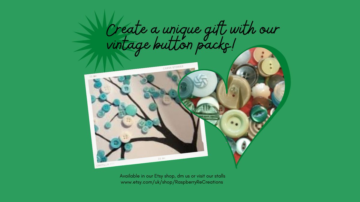 Raspberrybazaa1's tweet image. etsy.com/uk/listing/102…

#buttons #etsy #buttonsfordays #buttonsgalore #buttonshop  #antiquebuttons #buttonset  #upcycledcraft #christmas2021 #christmasshopping #upcycledchristmas #christmasgifts #giftsforcrafters