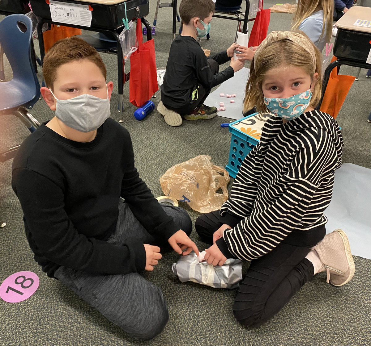 WBEteacher's tweet photo. First PLTW big design project was a great success! They asked, explored, collaborated &amp; constructed how to “Save the Pop”! We will evaluate &amp; reflect on Monday. https://t.co/UeHX8L2iry