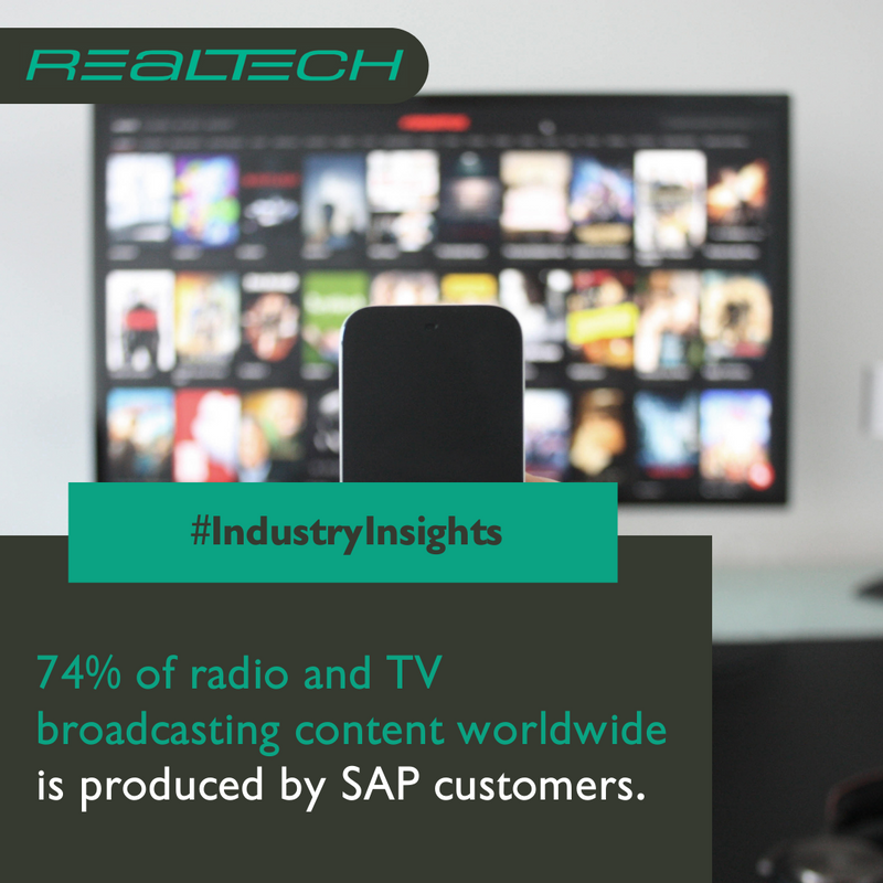 Realtech_NZ's tweet photo. Did you know that SAP enables content creation, content monetization, and audience engagement? 

🙌 SAP can help solve your specific media business needs. How does your company use SAP?

#Realtech #SAP #S4HANA #Azure #InnovativeSolutions #Media #SAPIndustries #MediaIndustry https://t.co/PSToX3tW91