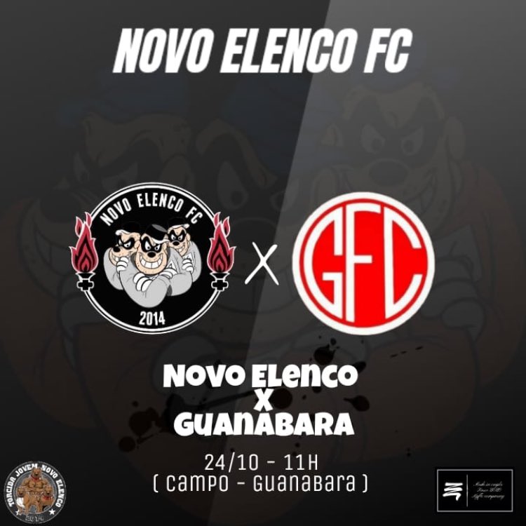 NovoElencoJPI's tweet photo. AVANTE FAMĂLIA!!
AmanhĂŁ nossa equipe entrarĂĄ em campo contra a Equipe do Guanabara, com promessa de jogĂŁo e contamos com o apoio de todos vocĂȘs nesse jogo!!
NOVO ELENCO X GUANABARA
11H - ARENA GUANABARA
DOMINGO - 24/10
#avantene
#hyfle
#ospitbulls https://t.co/nIgo8zEeAP