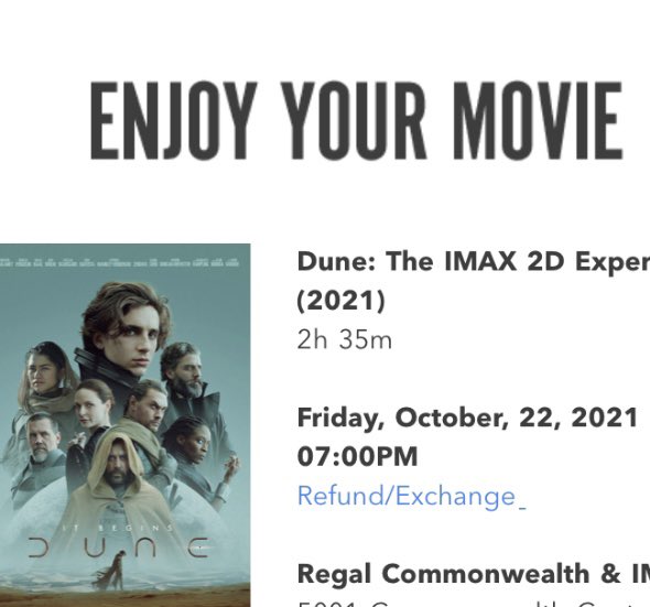 MsLadyKK's tweet photo. So. I saw a movie last night that made me feel like I was seeing a movie for the first time. Beautiful. Intelligent. Moving! Go see this movie in the theater. It’ll change ya Life! #Dune https://t.co/DftkKlUfRg