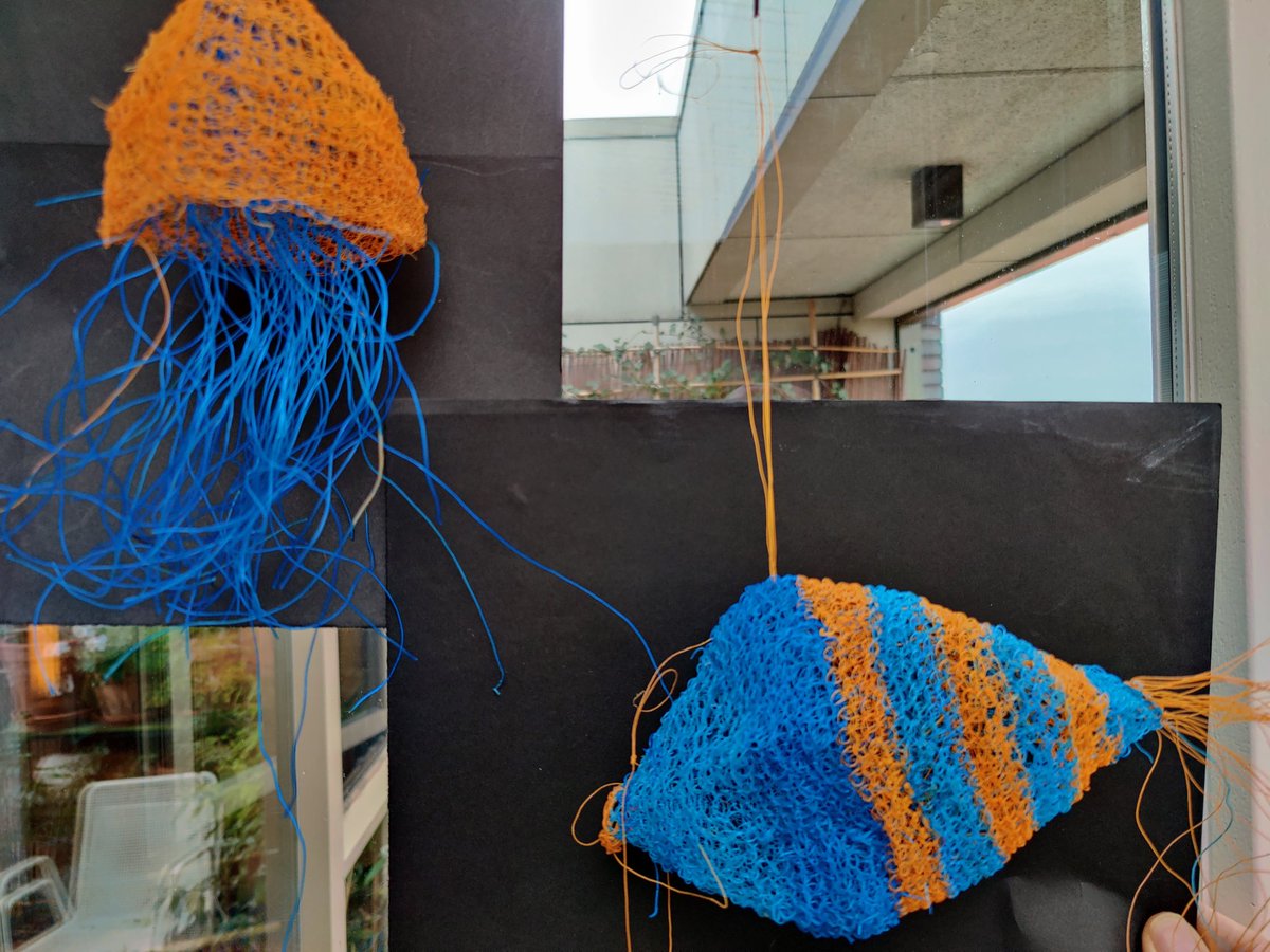 Jannodemanno's tweet photo. Mijn schoonmoeder maakt deze wonderbaarlijke zeedieren van #vispluis dat ze op het strand vindt.
Visserijafval is nog altijd een serieus probleem, als doen veel vissers ook veel om het tegen te gaan en 'vissen' ze ook veel afval op. #fishingforlitter https://t.co/2hKLiSGlgr