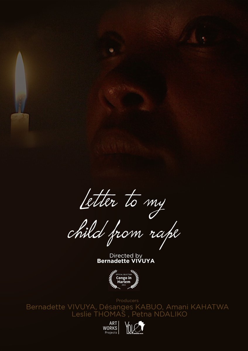 Very excited that "Letter to My Child from Rape" by <a href="/betty_vivuya/">Bernadette Vivuya</a> is extended at <a href="/Congoinharlem/">Congo in Harlem</a> until 31 October! View here congoinharlem.org/schedule 
 and share with your networks! <a href="/atlas_women/">Atlas Women</a> <a href="/SEMA_Network/">SEMA Network</a> <a href="/glsurvivorsfund/">Global Survivors Fund</a> <a href="/endrapeinwar/">UN Against Sexual Violence in Conflict</a> <a href="/end_svc/">Preventing Sexual Violence in Conflict</a> <a href="/MukwegeFound/">Mukwege Foundation</a>