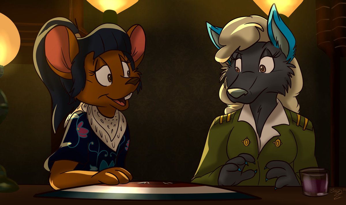 Tonya your covert skills need work.
Oh then this is gonna be awkward.
*Slams shield on the table in the bar*
Featuring @Tonya_Song 
Drawn by @Babsiwuff 
#WhatIfMarvel