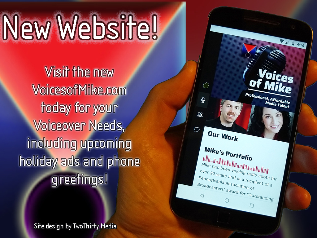 Voices_of_Mike's tweet photo. #ICYMI - @Voices_of_Mike  is proud to announce the launch of our #new #website! Check it out today and to follow us on social media! 
👉https://t.co/RA4Ua83cfu 👈 #VoiceTalent #Voiceover #VoiceActor https://t.co/24utDcV2Sh