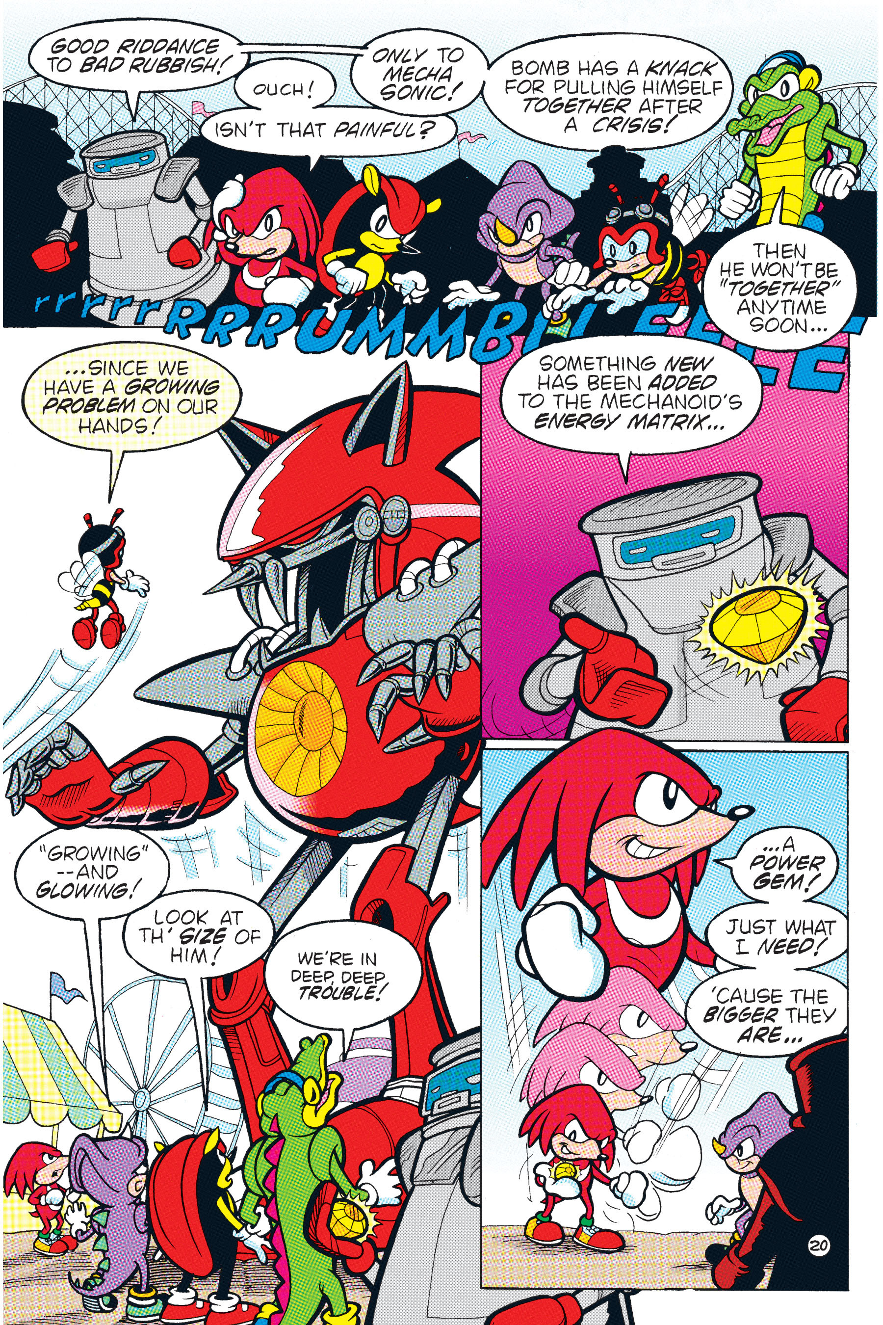 Knuckles' Chaotix (Sonic Special #4) by Mike Kanterovich