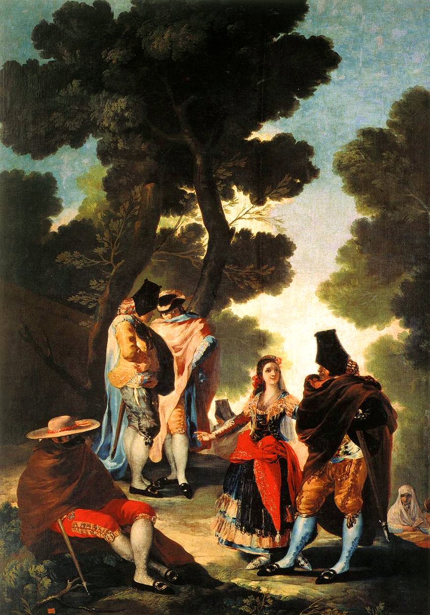RT @artistgoya: The Maja and the Masked Men, 1777 https://t.co/R1PIJ3IXnG #romanticism #goya https://t.co/y9QgR8Yasg