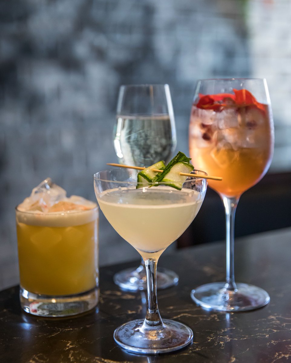 You can only choose one brunch beverage. Which cocktail do you choose? Front, back, left, or right?