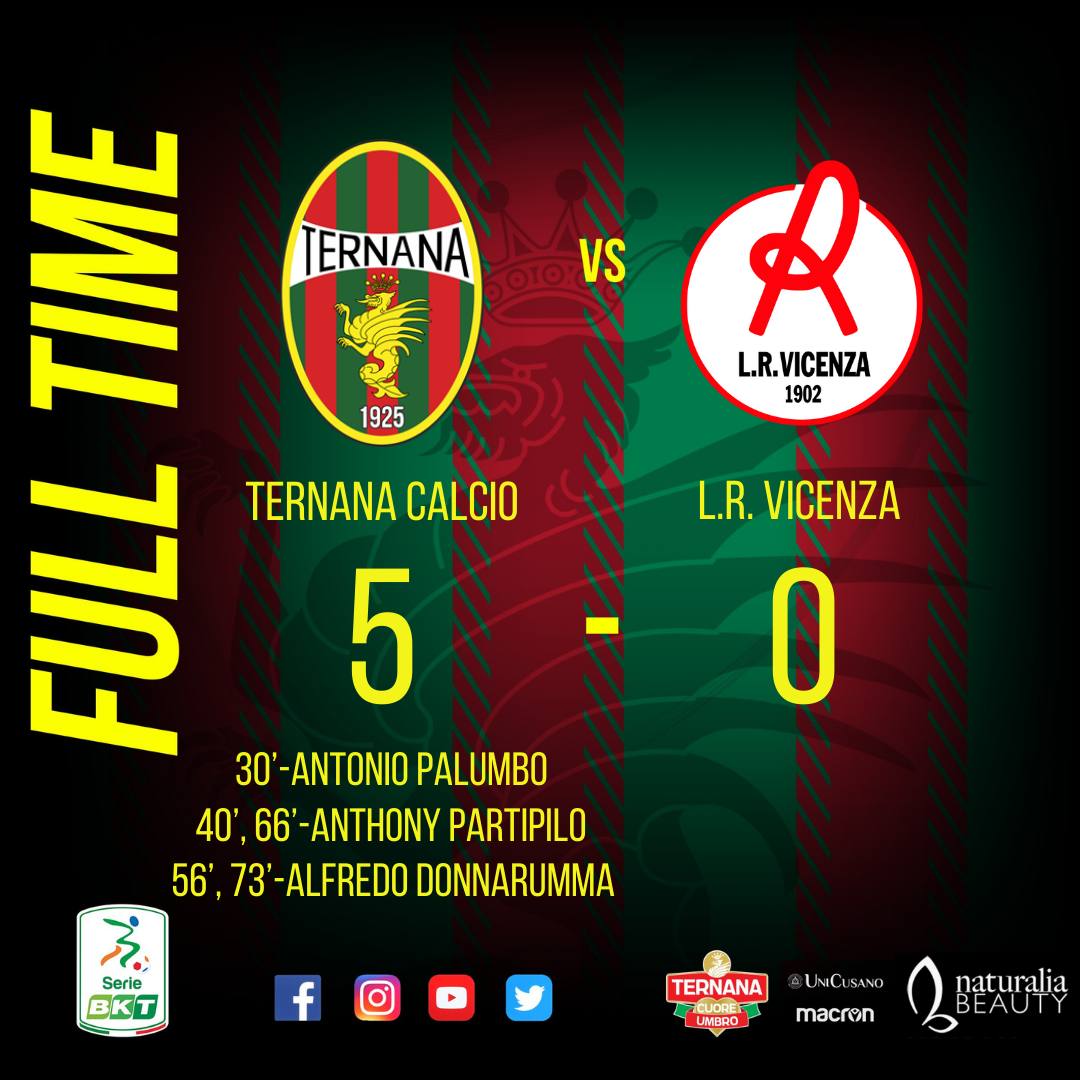 TernanaOfficial's tweet photo. Risultato finale 🔴🟢 https://t.co/yWWemBmYlu