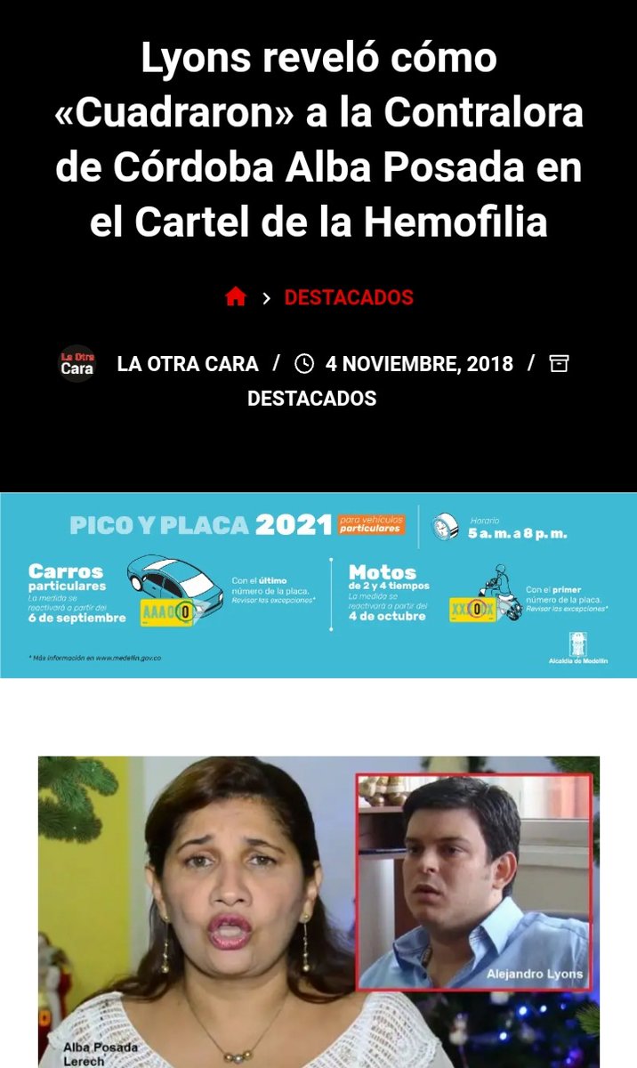 CristyRinconHar's tweet photo. ATENCIÓN DENUNCIÉ A LA ASPIRANTE A SER CONTRALORA DPTAL, LA EXCONTRALORA D @CGR_Colombia #ALBAPOSADA Q TIENE INVESTIGACIÓN EN ESTÁ ENTIDAD X SU ACCIONAR Y DENUNCIA EN @FiscaliaCol ANTE LA SRA PROCURADORA #MARGARITACABELLO
¡ALBA NO TE VISTA QUE NO VAS!
LEAN https://t.co/TifTxyyity https://t.co/gsbrOAskmw