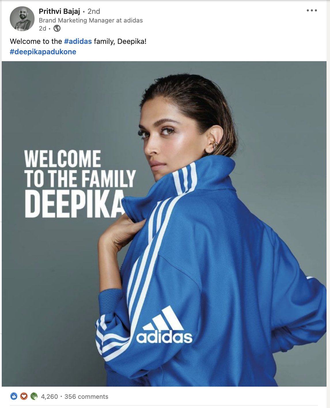 Storyboard  Why Adidas roped in Deepika Padukone as its new brand