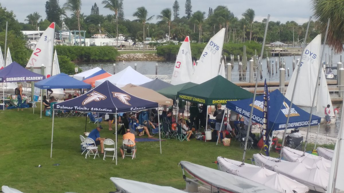 The spectators are ready for the SAISA South Points #2 Regatta, which is underway at the USSCMC! 13 Varsity and 12 Junior Varsity teams are competing!  #Regatta #SAISA