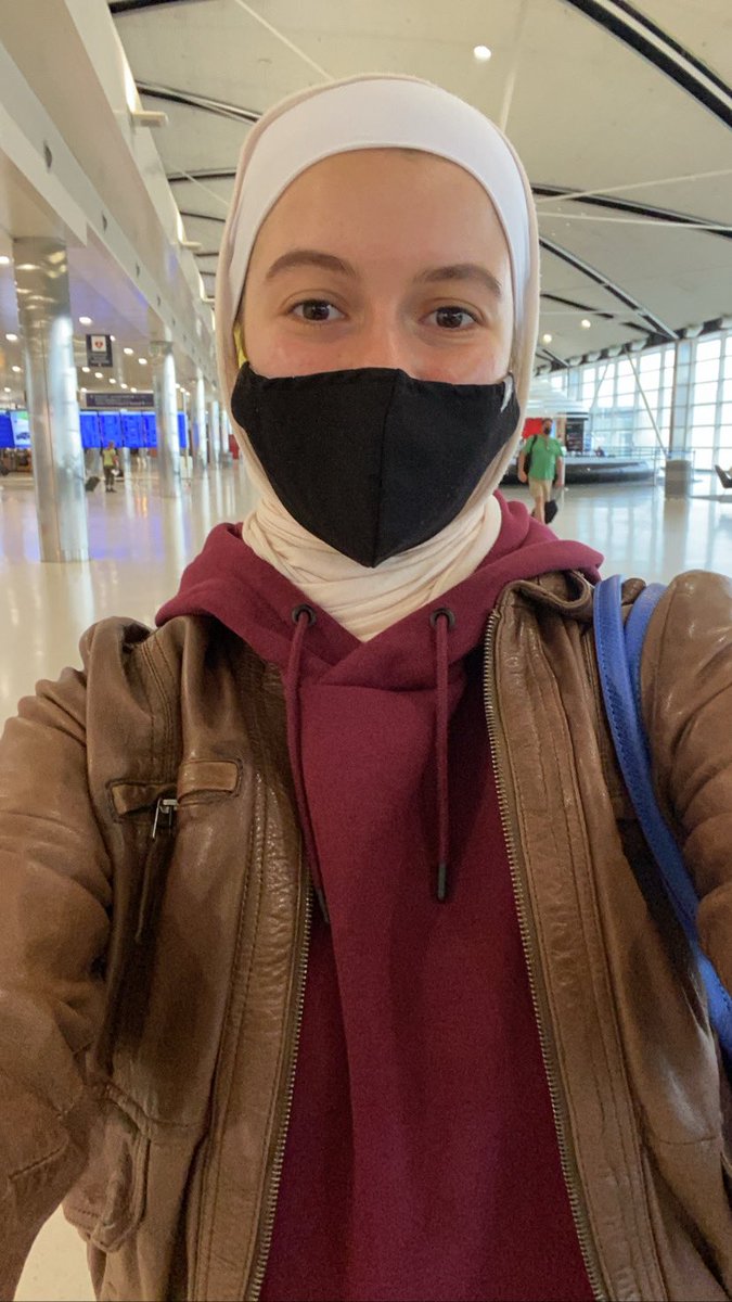 Waiting for my flight from #Detroit. #VaxxedNMasked and ready to ✈️. I am so excited to meet everyone, learn from great minds and present at #ACG2021 #LasVegas #GI_twitter