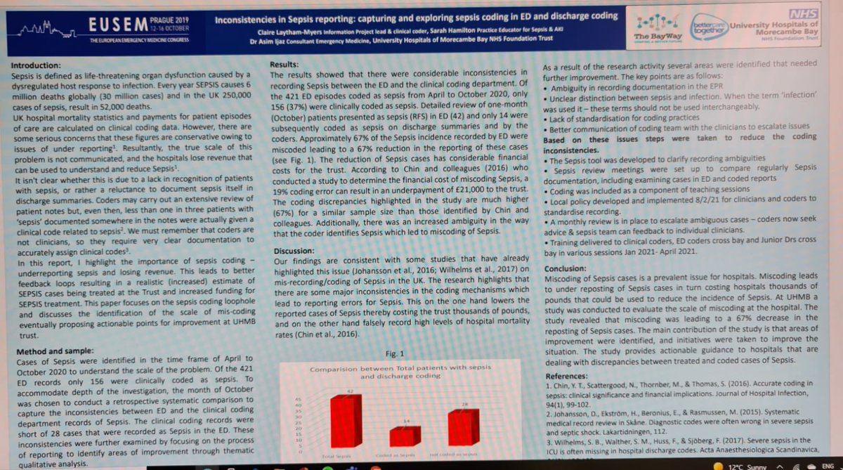 Well done ED docs for successful posters at EUSEM. R&amp;D still going on <a href="/ed_rli/">ED_RLI</a> despite being busy busy!