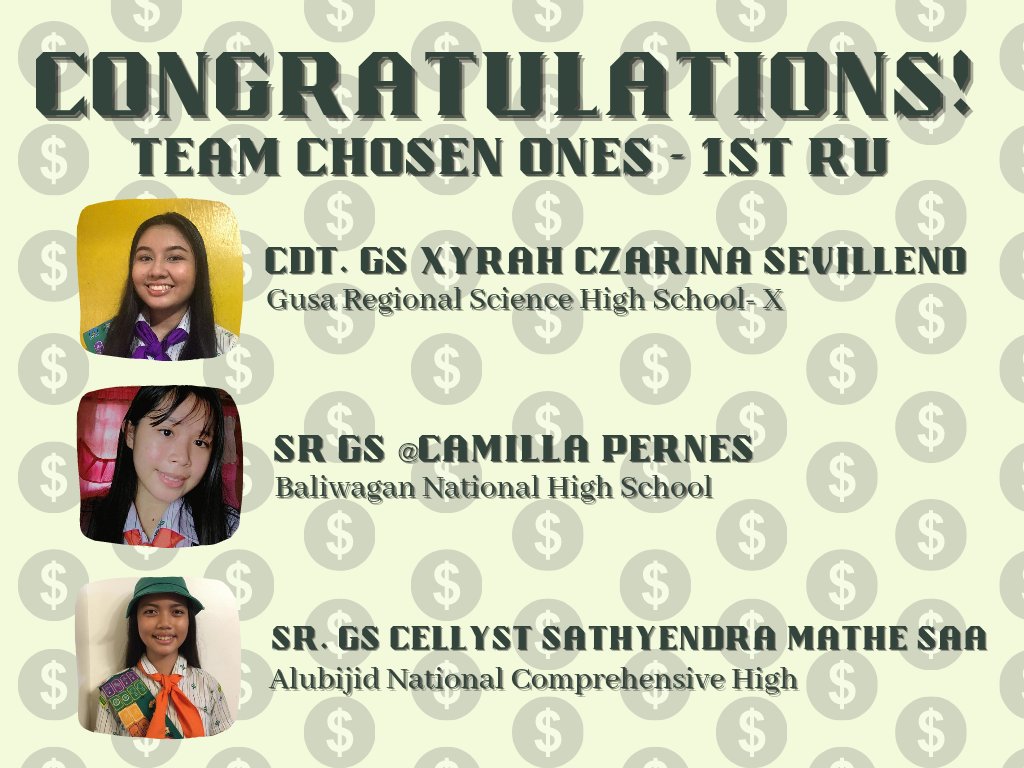 GSPMisOr's tweet photo. EMROPOLY 2021 🎲

Congratulations to the 6 girls from Misamis Oriental GS Council who showed their wits and aced the EMROPOLY 2021! 🎉

#EMROPOLY 
#BattleofWits
#GSPMisOr https://t.co/mAs5v66FQH