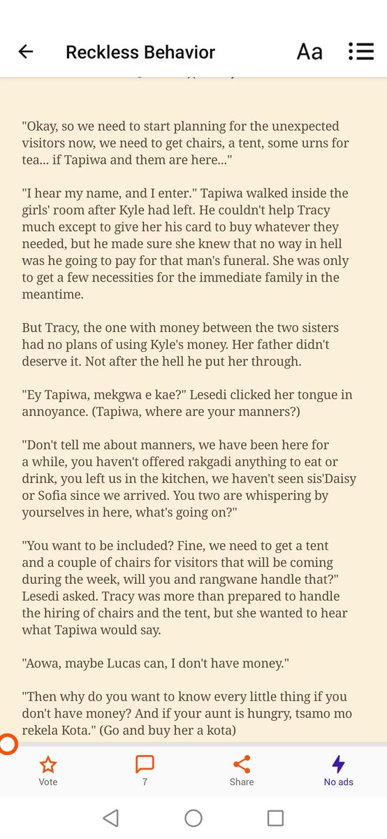 MatshidisoBella's tweet image. I finally get to write about an unruly no taking nonsense girl. 😂😂😂🤞🏾😍 #RecklessBehavior