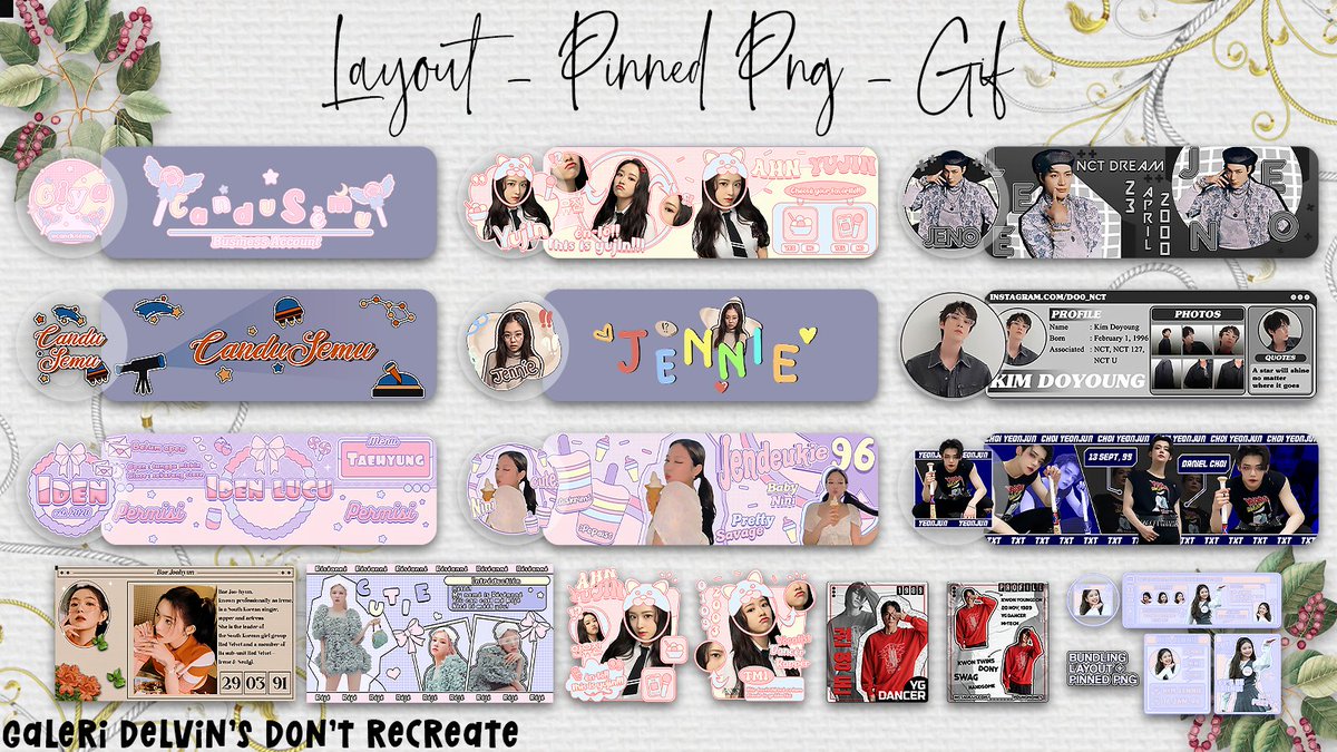 ggzuk's tweet photo. boleh dibantu rt? thank you!
hai! sy open layout, pinned png &amp; gif made by req only. ada beberapa katalog baru juga loh. cek katalog lengkap dan tnc nya dipinned ya. paymentnya bisa via qris (all e-wallet). mari jajan! https://t.co/8eQaAe2Ijh #zonaba #zonauang