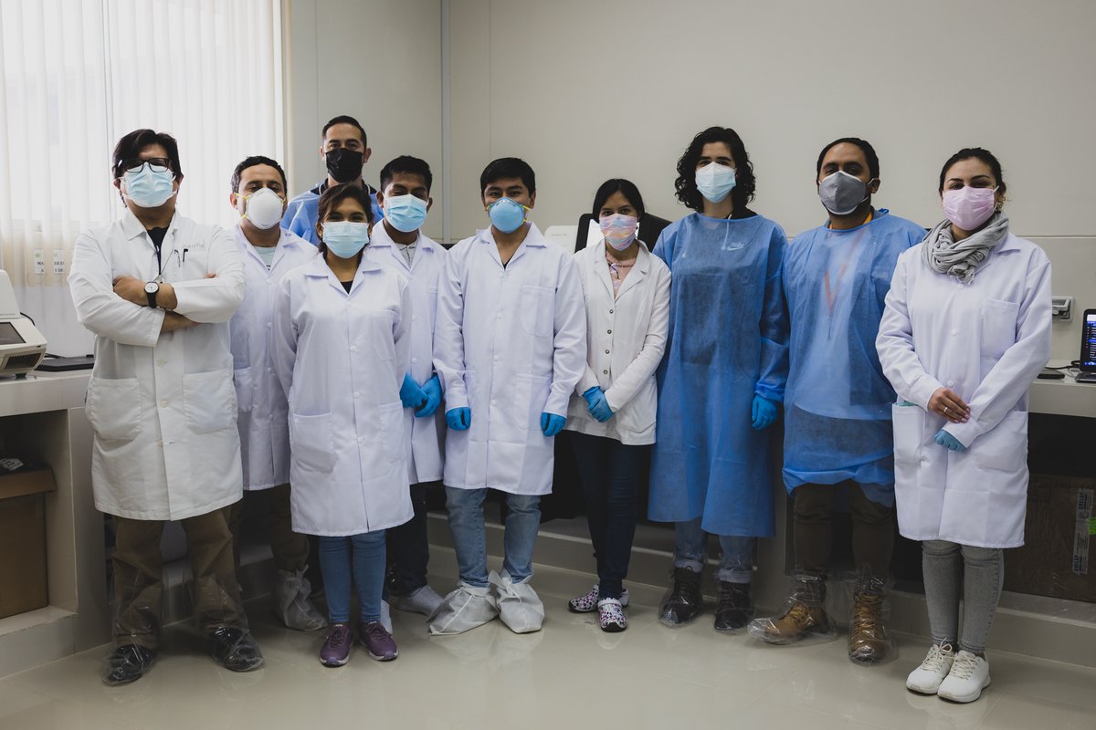 pablotsukayama's tweet photo. La visita es parte del proyecto de descentralización de vigilancia genómica en Perú, que es posible gracias a @ProcienciaPeru @UKinPeru @sangerinstitute @VLIRUOS + colaboradores de varias universidades y regiones del país. https://t.co/K8V5UWJO8q