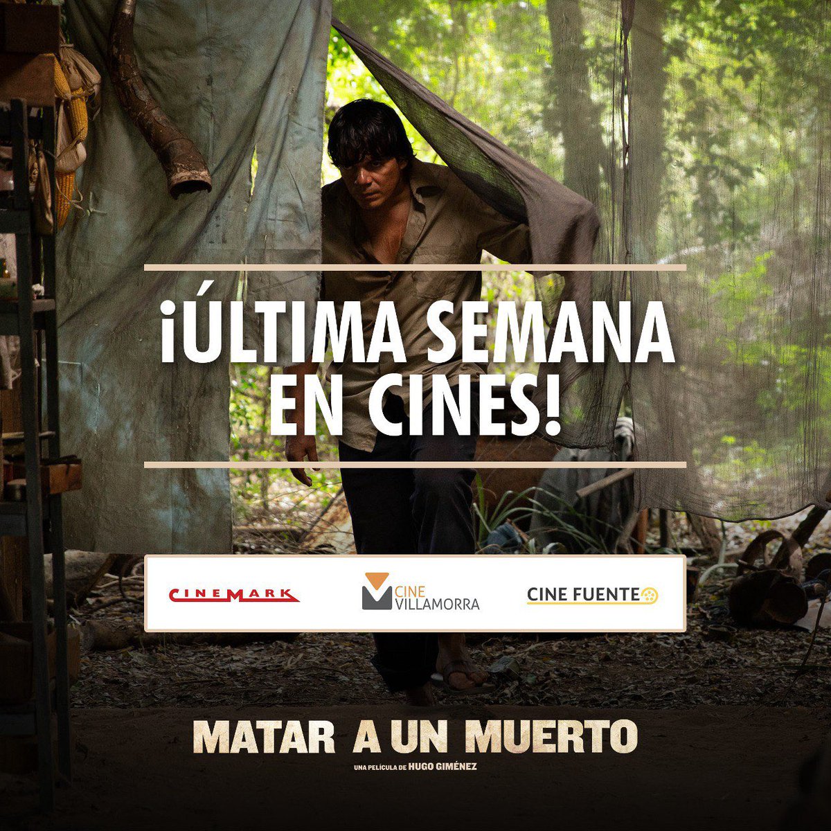 ¡#MataraunMuerto va a estar en salas de cines de Paraguay hasta el miércoles 27 de Octubre! No te quedes sin verla 🙌🏻