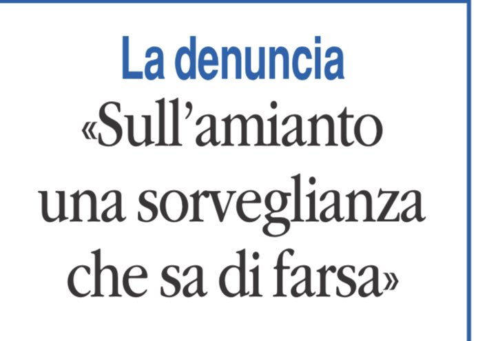 dukana2's tweet photo. La finta sorveglianza sanitaria degli esposti all’amianto della fabbrica assassina #Materit in #Basilicata👇#CessoDestra e #Meloni muta! Però #Descalzi è contento! https://t.co/Oq8qMGNAHs