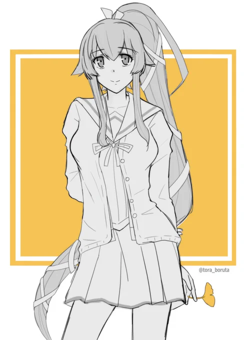 秋らしくなってきたので由良さんにカーディガングラください!
なんでもしまかぜ!
+20分

#艦これ版深夜の真剣お絵描き60分一本勝負
#艦これ版真剣お絵描き60分一本勝負_20211023
#艦これ #由良 