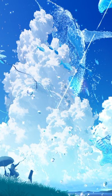 「青空 水滴」のTwitter画像/イラスト(新着)｜4ページ目