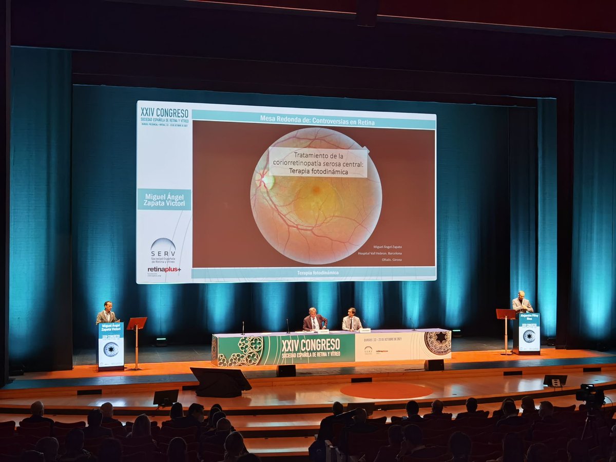 Un lujo participar en la mesa de controversias de la <a href="/RetinaSERV/">Sociedad Española de Retina y Vítreo</a>
Junto con el Dr Filloy