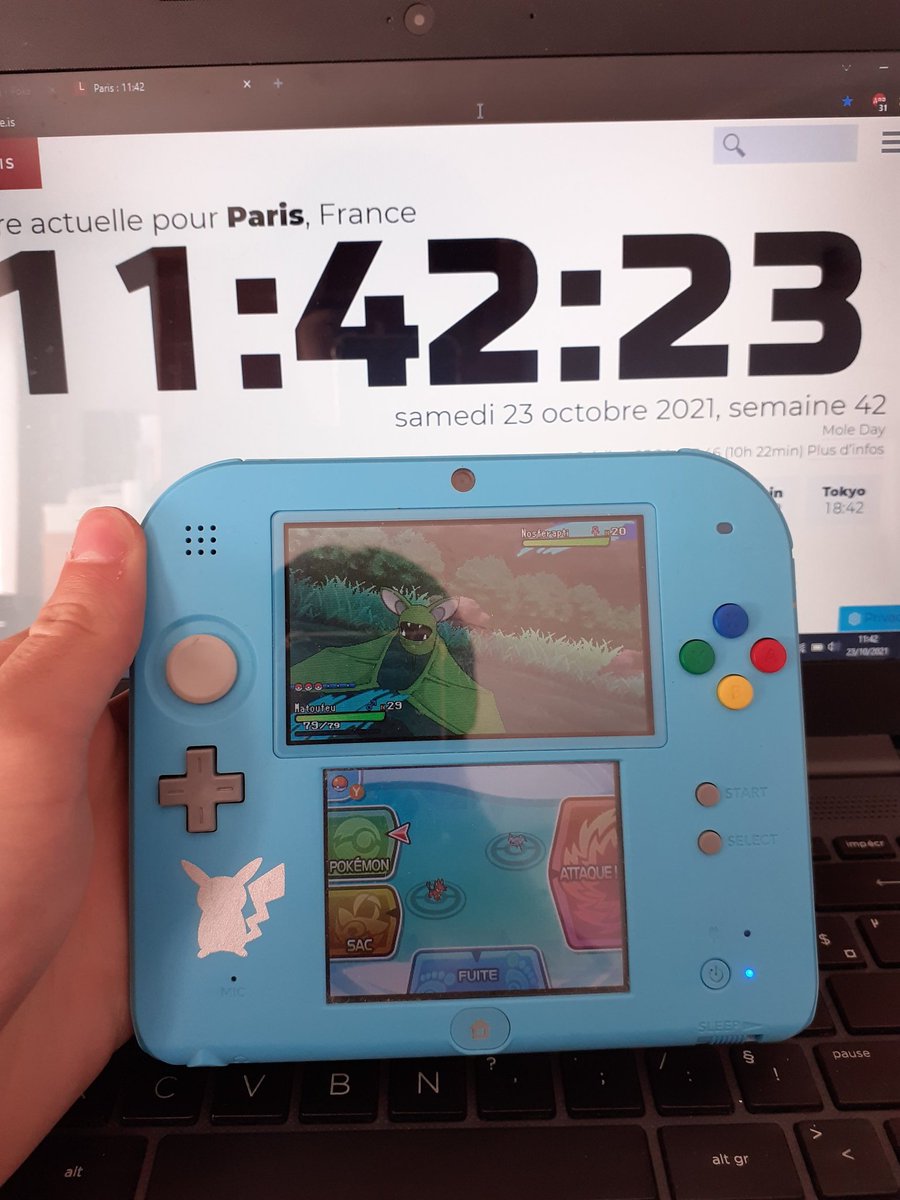 nepaspillon's tweet photo. [Phase 1] Nosferapti shiny 🌟 en 710 re's à la colline Memento. Phase 1 pour Brôcélome. Shiny très beau mais que je possédais déjà sur Soleil donc shiny un peu osef.
@LaKlasse1 @HKuiki @Mathieu_tlr https://t.co/O7XJae0s1c