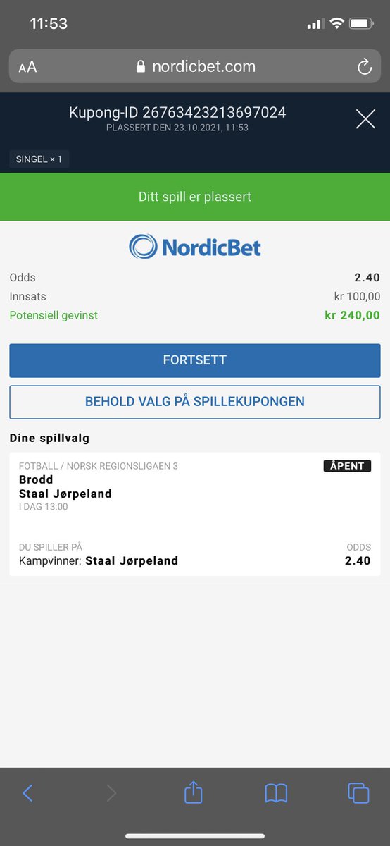ThomasTengesdal's tweet photo. #Bobocupen @NordicBetNO https://t.co/uelGHLejzY