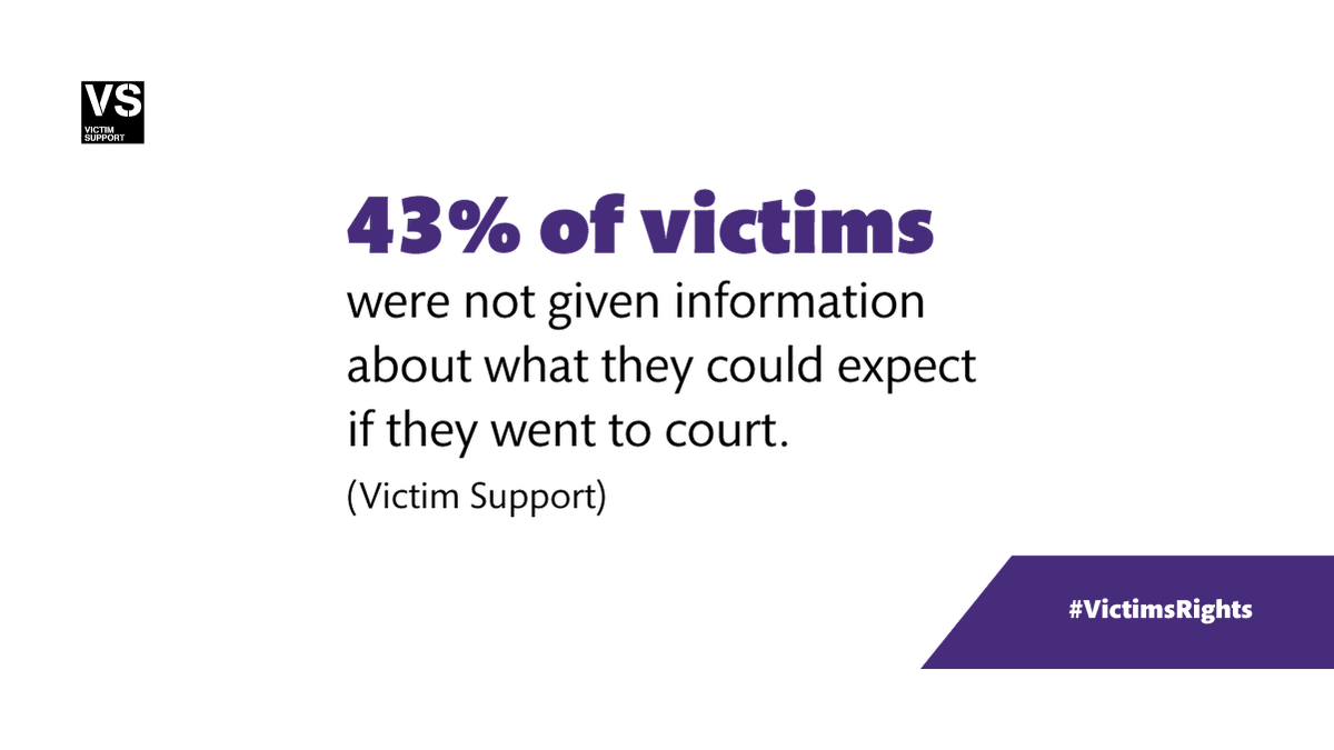 VictimSupport's tweet image. You should always be provided with information about the investigation and prosecution. It is your right under the #VictimsCode. 
#VictimsRights