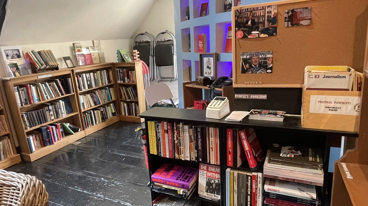 PeoplesBookshop's tweet photo. We’re open again. Saturdays only for the moment, but hoping we can open during the week soon. We’re here ‘til 5pm today, so if you haven’t visited us before or have been missing the old place, pop in for a browse. #Durham #RadicalBooks https://t.co/WdzJWPIHSt