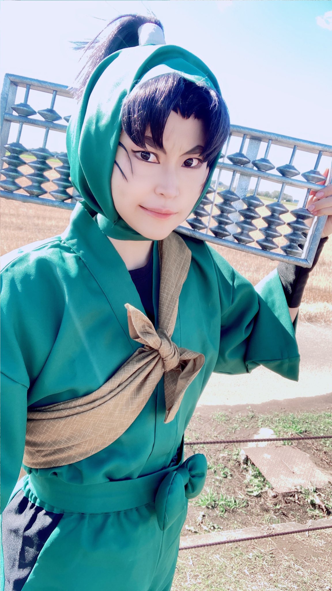 忍たま乱太郎 コスプレ 潮江文次郎 ウィッグ 忍たま乱太郎 潮江文次郎